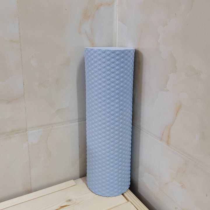 Premium EVA-Schaum-Yoga-Roller für Pilates und Home-Workouts, 9,5 cm Durchmesser, 29,7 cm Länge, verbessertes hexagonales Design für effektive Muskelregeneration und Flexibilität