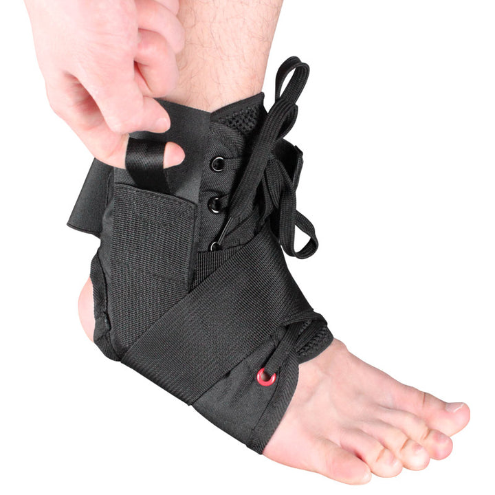 Premium Adjustable Compression Ankle Support Brace for Men & Women - Strong Sports Protection for Injury Recovery and 
