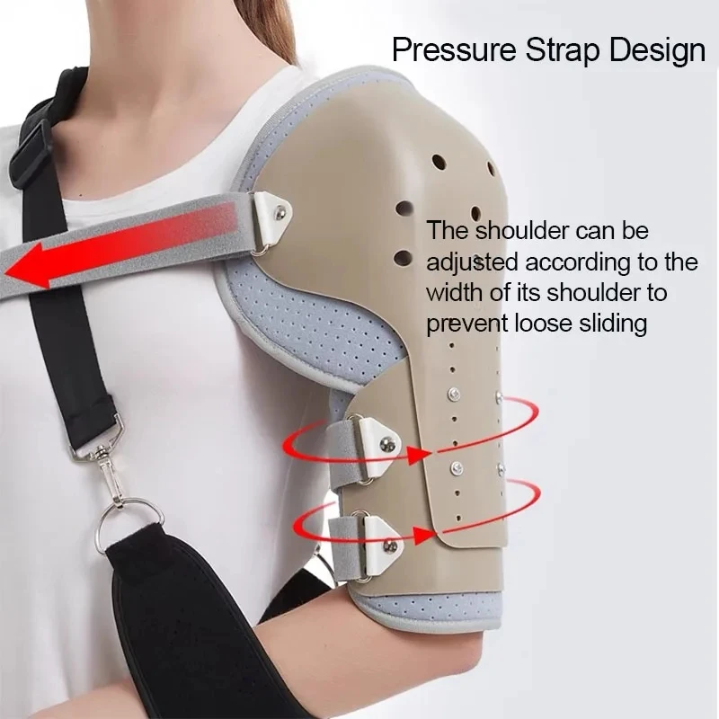 Premium Shoulder Support Brace for Rotator Cuff Injury and Arthritis – Breathable Arm Sling Immobilizer for Comfortable 