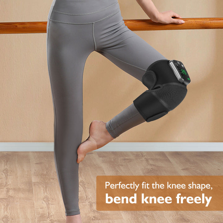 Premium USB Electric Heating Kneepads & Shoulder Massager | 3-in-1 Adjustable Heated Brace with Three Heat Levels & Vibration