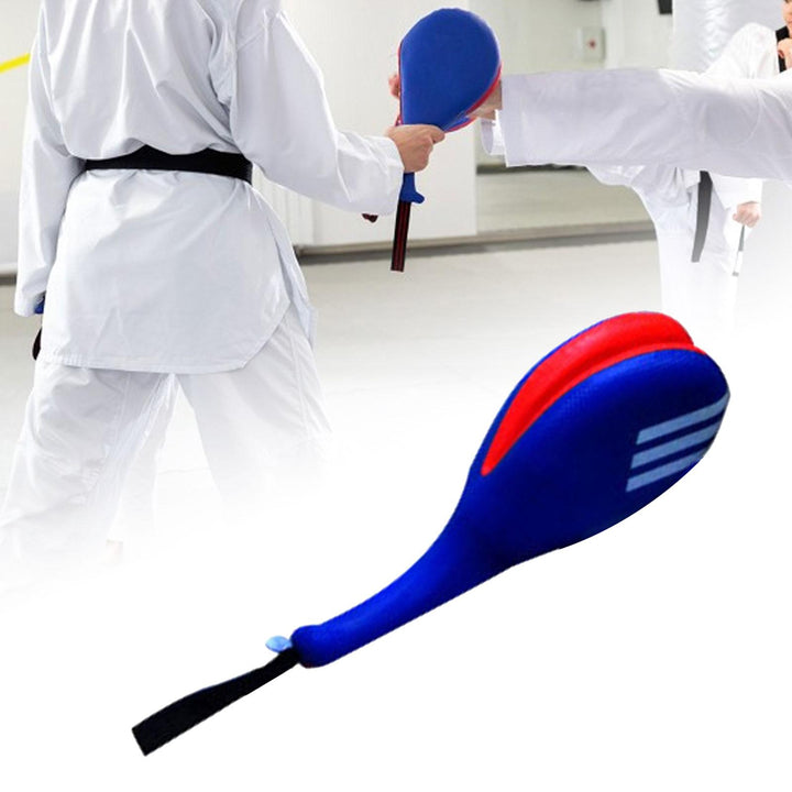 Premium Taekwondo Foot Target Kick Pad – Boxing, Kickboxing, & Sanda Training Equipment – Durable PU Leather, High Elastic 