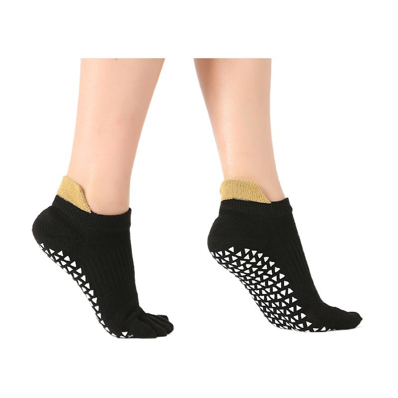 High-Quality Anti-Slip Yoga Socks for Women – Breathable Cotton, Ballet-Inspired Bandage Design, Perfect for Pilates, Dance