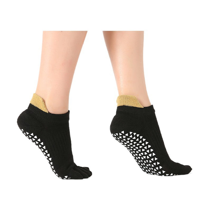 High-Quality Anti-Slip Yoga Socks for Women – Breathable Cotton, Ballet-Inspired Bandage Design, Perfect for Pilates, Dance