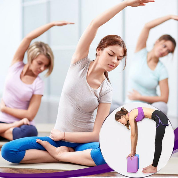 Premium High-Density Yoga Block – Non-Slip, Eco-Friendly EVA Foam – Lightweight & Durable – Supports Proper Posture & Stability
