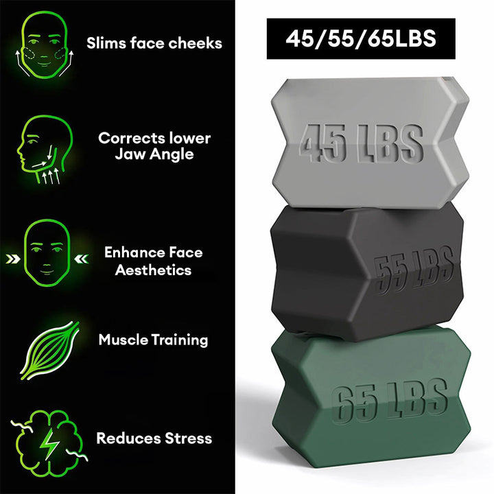 Premium Jawline Exerciser – Silicone Masseter Muscle Trainer for Facial Toner & Chin Lifting – Cheek & Jawline Fitness