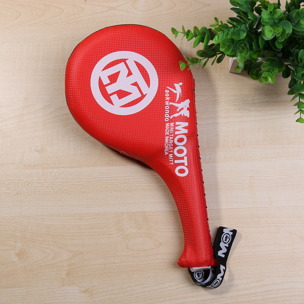 Premium Taekwondo Foot Target Kick Pad – Boxing, Kickboxing, & Sanda Training Equipment – Durable PU Leather, High Elastic 