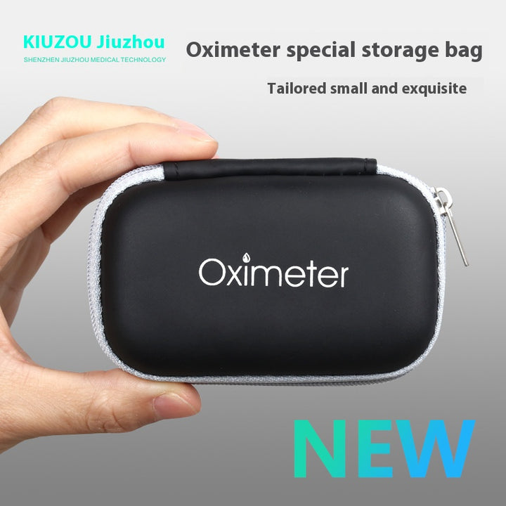 High Quality EVA Pulse Oximeter Carrying Case – Portable Water-Resistant Storage Bag for SpO2 Monitor, Earphones, Data Cable,