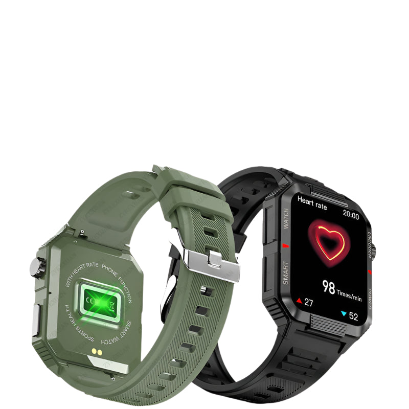 Luxury NFC GPS Smartwatch – 1.99" AMOLED Screen with Bluetooth Calling, 120+ Sports Modes, Weather Data, and Waterproof