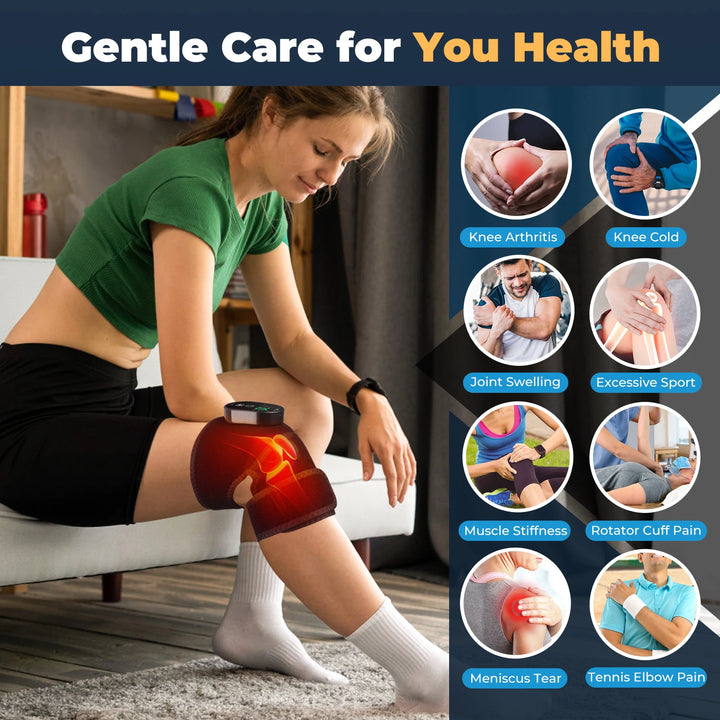Premium USB Elbow Heating Pad for Arthritis Pain Relief - Thermal Therapy Massager with Adjustable Temperature (40-50°C) for 