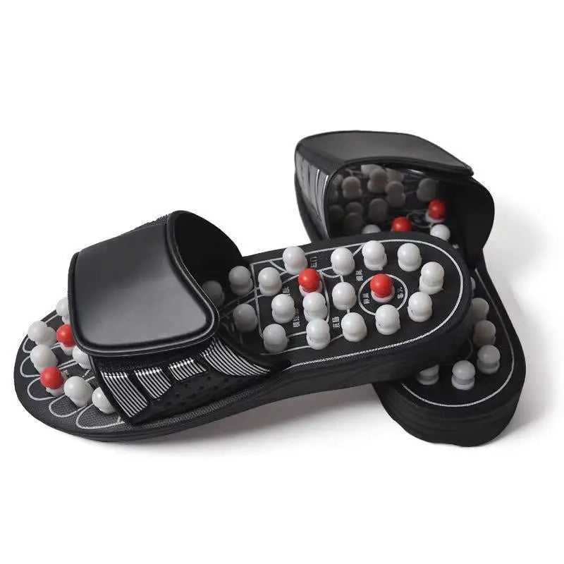Premium Foot Massage Slippers for Reflexology and Moxibustion – Comfortable Walking Shoes for Pain Relief and Relaxation, 