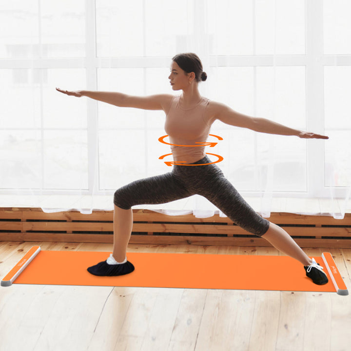 Premium Glide Training Mat for Fitness & Sports – Portable Sliding Mat for Ice Hockey, Roller Skating, Leg & Core Workout 