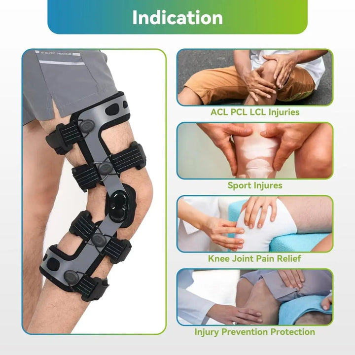 Premium Unloader Knee Brace for Arthritis Pain Relief, Osteoarthritis Support, Adjustable ROM Stabilizer, Post-Surgical 