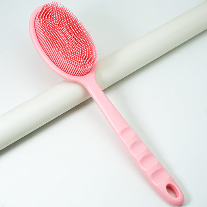 Premium Exfoliating Bath Brush with Soft Handle – Back Scrubbing & Skin Massager, Shower Sponge for Deep Clean, Gentle  