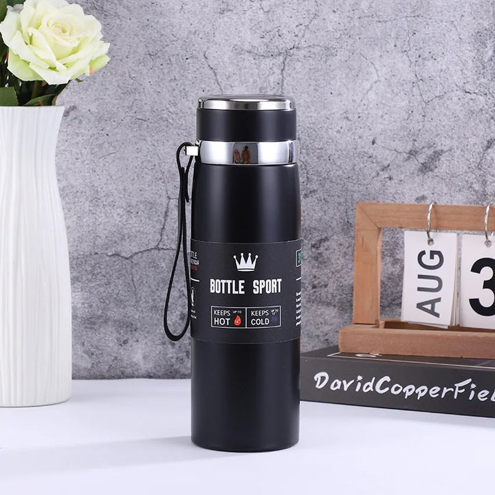 Premium Thermal Water Bottle 1000ml - Stainless Steel Vacuum Insulated Flask for Hot & Cold Drinks, BPA-Free Thermos for