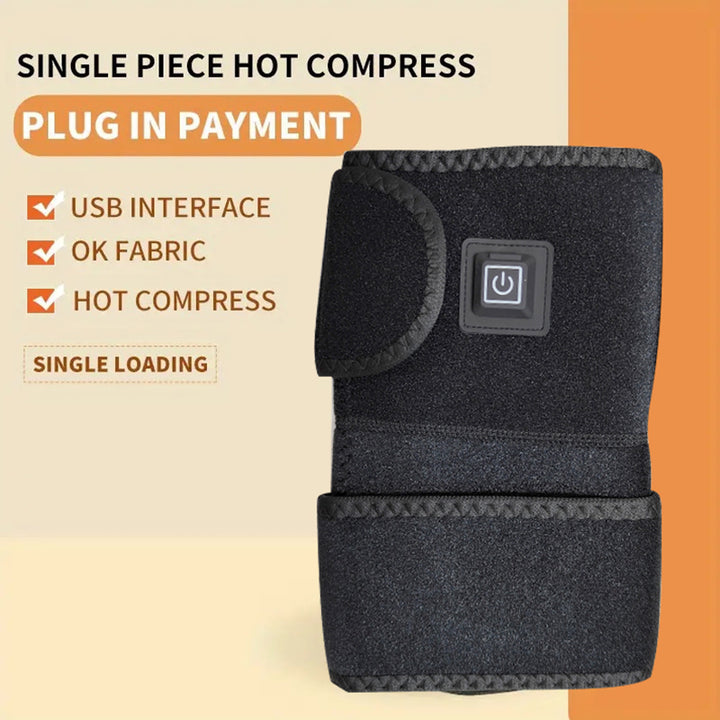 Premium Electric Heating Knee Protection – Adjustable Knee Joint Care Tool with 3 Temperature Levels and One-Click Control 