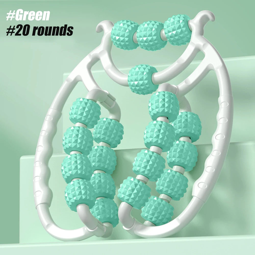 Premium Cellulite Massager Roller - Deep Tissue Foam Roller for Legs, Arms, Neck, Thighs, and Calves - Pain Relief &