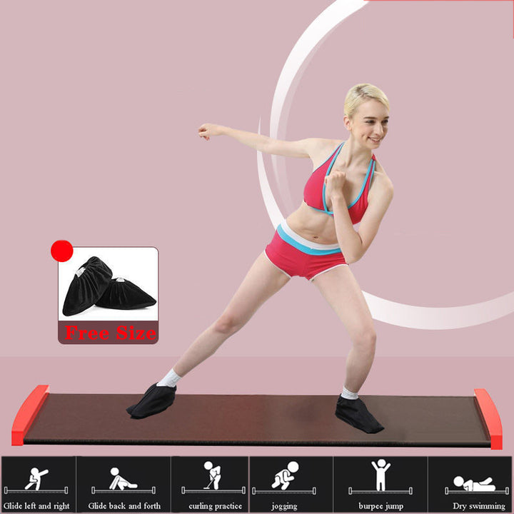 Premium Glide Training Mat for Fitness & Sports – Portable Sliding Mat for Ice Hockey, Roller Skating, Leg & Core Workout 