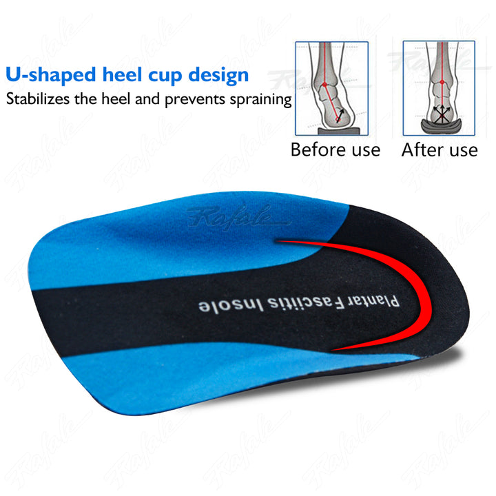 High-Quality Arch Support Insoles for Men & Women - Orthopedic Cushion Pads for Shoes, Shock Absorption & Anti-Slip 