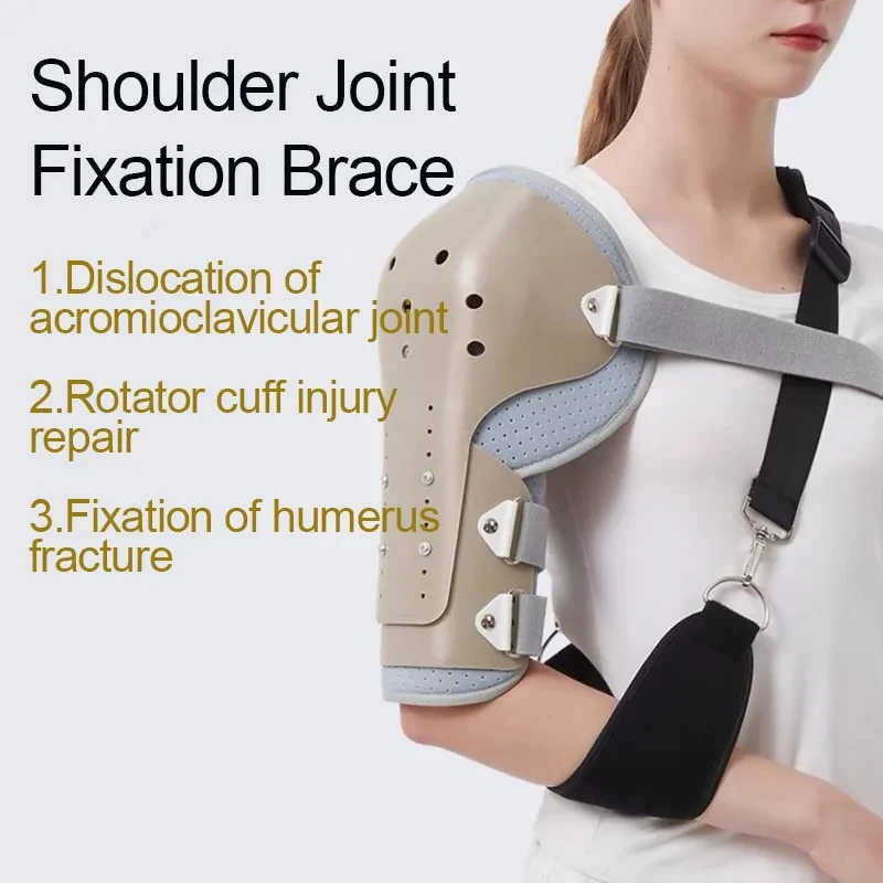 Premium Shoulder Support Brace for Rotator Cuff Injury and Arthritis – Breathable Arm Sling Immobilizer for Comfortable 
