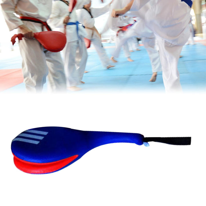 Premium Taekwondo Foot Target Kick Pad – Boxing, Kickboxing, & Sanda Training Equipment – Durable PU Leather, High Elastic 