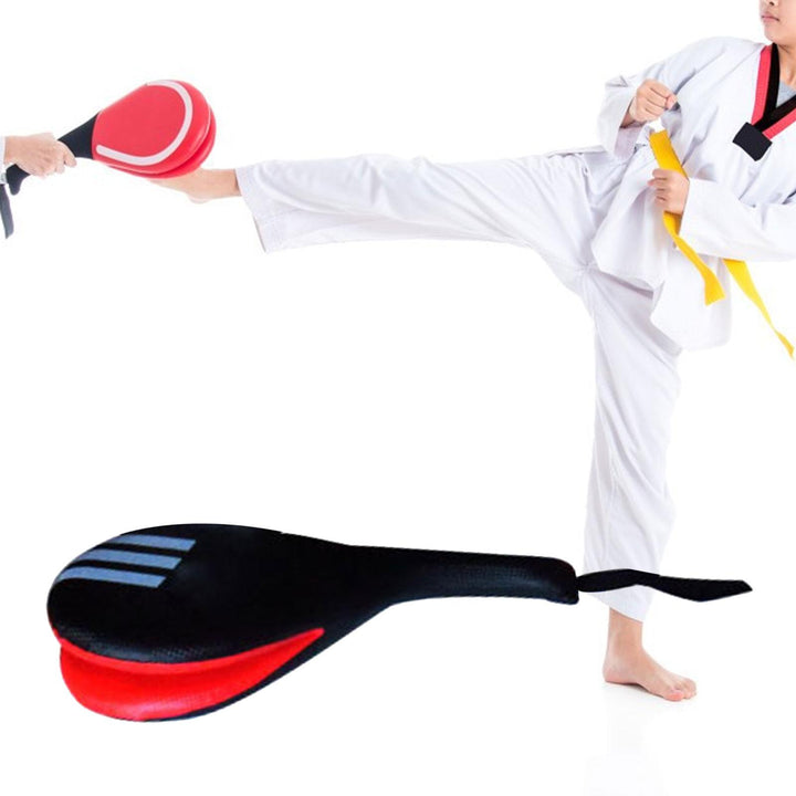 Premium Taekwondo Foot Target Kick Pad – Boxing, Kickboxing, & Sanda Training Equipment – Durable PU Leather, High Elastic 