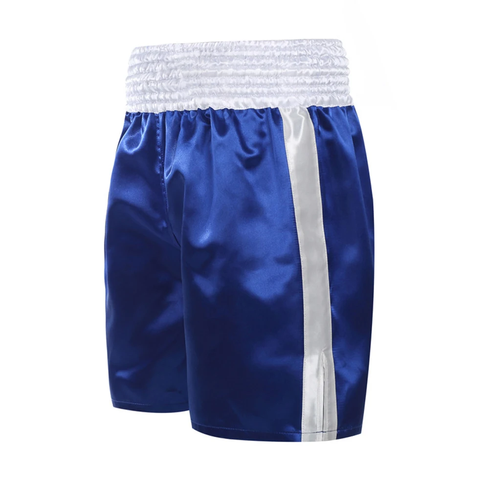 High Quality Muay Thai Fight Shorts – Unisex Kickboxing & MMA Training Pants for Men, Women, Kids, Competition & Grappling Gear with Embroidery, Adjustable Waistband, Satin Polyester, Sanda Martial Arts Clothes