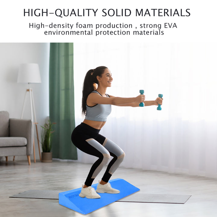 Premium Yoga Wedge Blocks – Lightweight EVA Foam Support for Wrist & Lower Back – Non-Slip Exercise Slant Board for Yoga