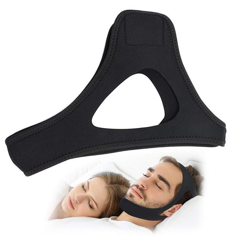 Premium Anti-Snoring Chin Strap - Triangular Belt for Snore Relief, Adjustable Mouth Guard for Better Breath, Comfortable 