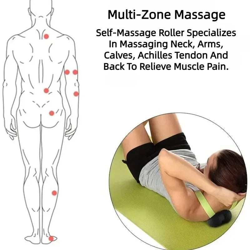 Premium EPP Lacrosse Myofascia Peanut Massage Ball for Pain Relief, High-Density Yoga Ball for Fitness, Body Fascia Exercise