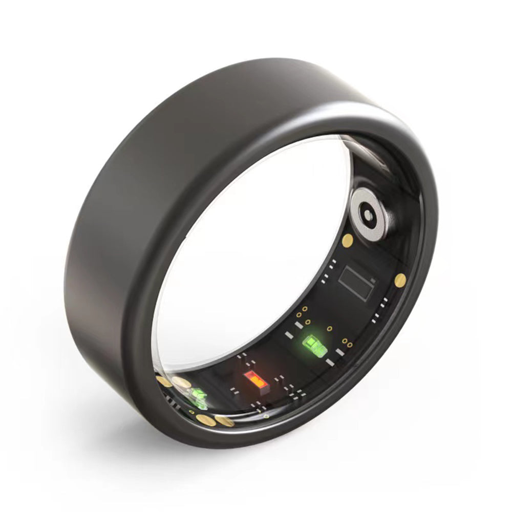 Premium Smart Ring for Health Monitoring – Military Grade Titanium, Waterproof IP68 & 3ATM, Multi-Sport Modes, Heart Rate &