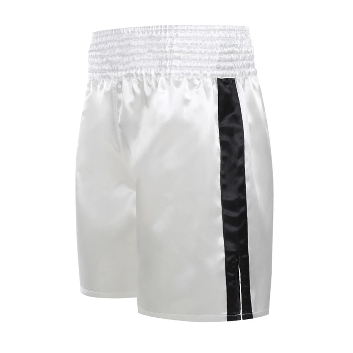 High Quality Muay Thai Fight Shorts – Unisex Kickboxing & MMA Training Pants for Men, Women, Kids, Competition & Grappling Gear with Embroidery, Adjustable Waistband, Satin Polyester, Sanda Martial Arts Clothes