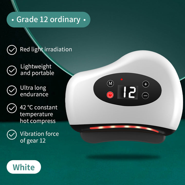 High Quality Electric Guasha Massager with Heating & Vibration – Hot Compress Eye & Face Tool for Skin Lifting & Wrinkle 
