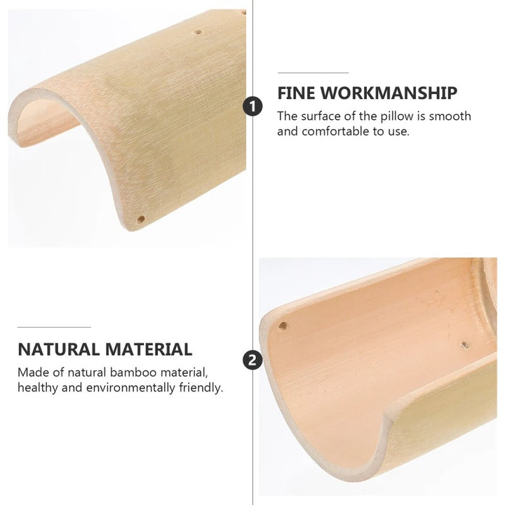 Premium Bamboo Cervical Pillow – U-Shaped Neck & Back Support for Sleep – Therapeutic Massage Cushion – Cool, Comfortable for Neck Pain & Spondylosis Relief – Ideal for Couch, Bed & Travel
