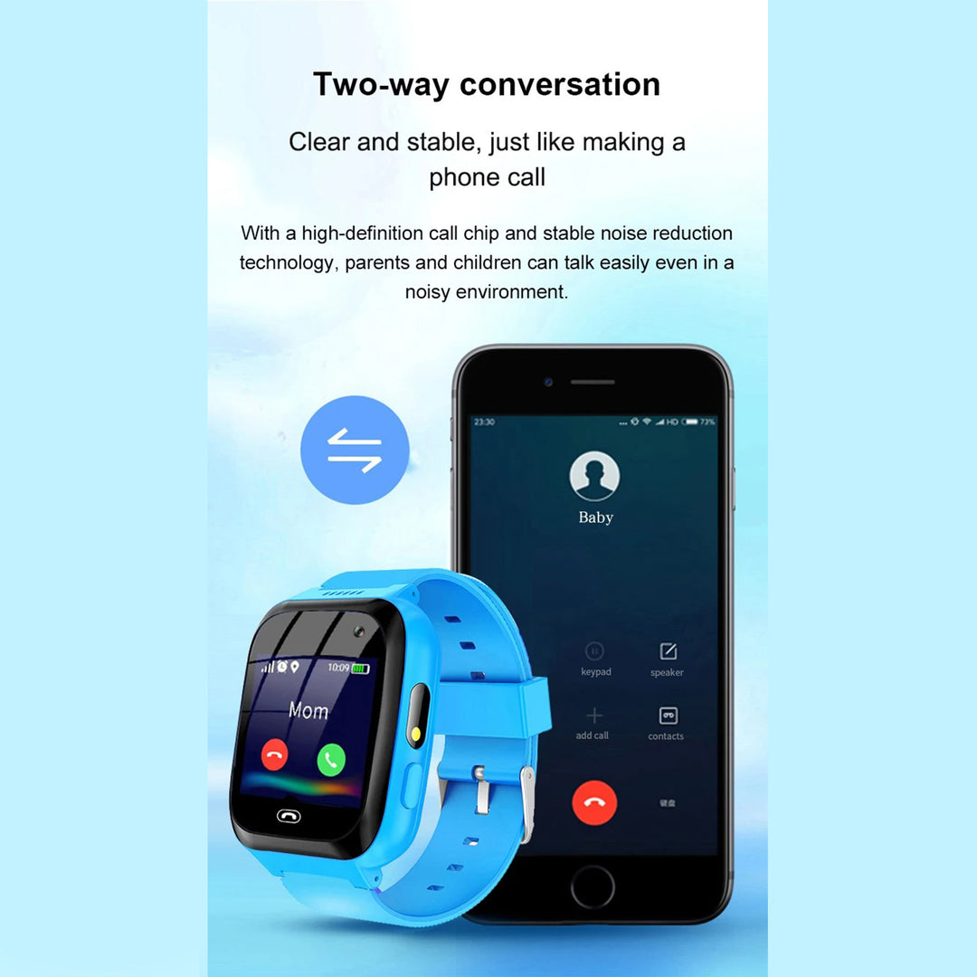Premium 4G Kids Smartwatch – Video Call, GPS Tracking, IP67 Waterproof, 8GB ROM, Health Monitoring, Wi-Fi, Voice & Video Calls, Android Compatibility