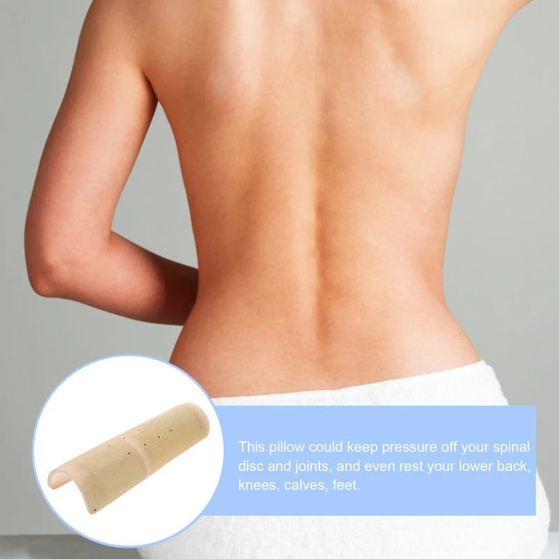 Premium Bamboo Cervical Pillow – U-Shaped Neck & Back Support for Sleep – Therapeutic Massage Cushion – Cool, Comfortable for Neck Pain & Spondylosis Relief – Ideal for Couch, Bed & Travel