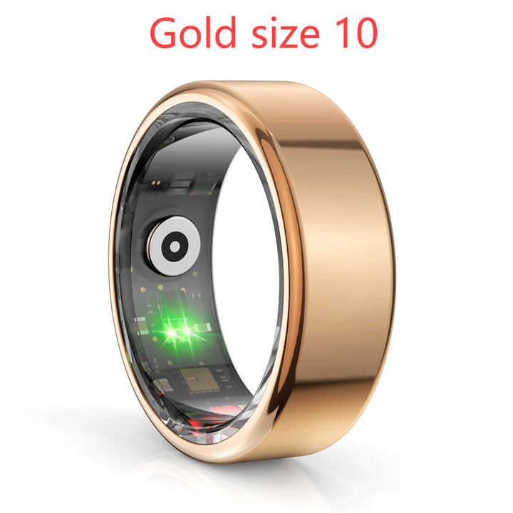 Premium Smart Ring for Health Monitoring – Military Grade Titanium, Waterproof IP68 & 3ATM, Multi-Sport Modes, Heart Rate &