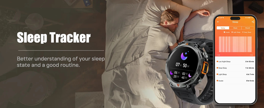 Premium Smartwatch für Herren, Bluetooth-Anruf, Voll-Touchscreen, Gesundheitsmonitor, IP68 wasserdicht, Fitness-Tracker, Taschenlampe, benutzerdefinierte Zifferblätter, iOS- und Android-kompatibel