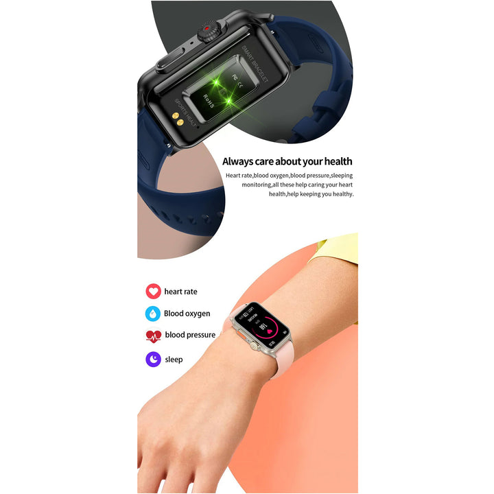 Premium Bluetooth Call Smartwatch for Men & Women – AI Voice Assistant, Fitness Tracker, 1.57" HD Screen, IP67 Waterproof, Heart Rate, Blood Oxygen, Sleep Monitoring, Music Control, Android & iOS Compatible