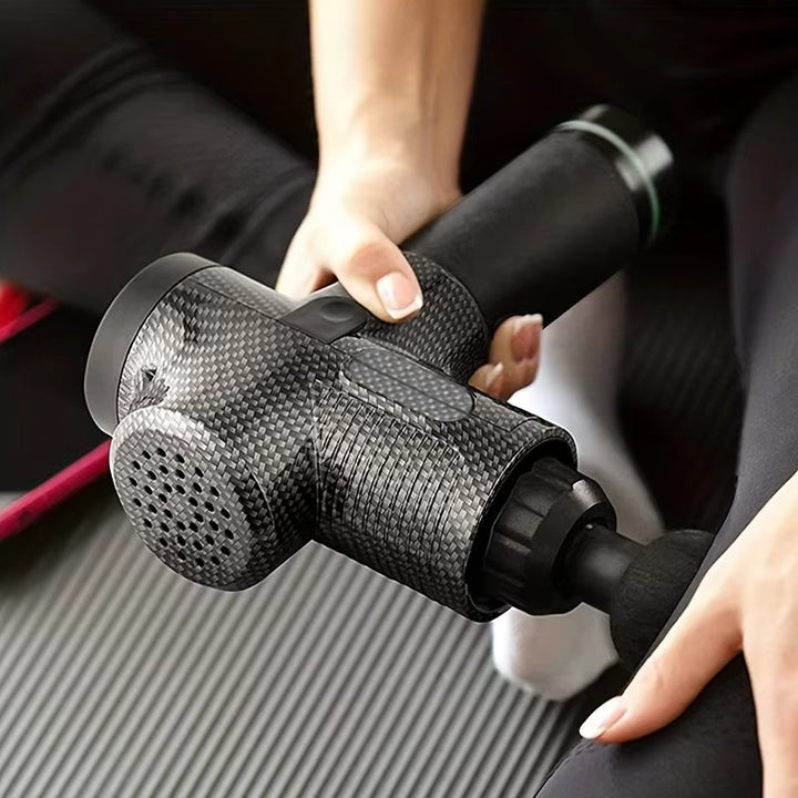 Premium 30-Level Massage Gun – Deep Tissue Muscle Relaxation for Body and Neck, Electric Fitness Equipment with Noise Reduction, Ideal for Men and Women