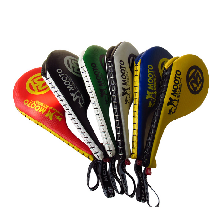 Premium Taekwondo Foot Target Kick Pad – Boxing, Kickboxing, & Sanda Training Equipment – Durable PU Leather, High Elastic 
