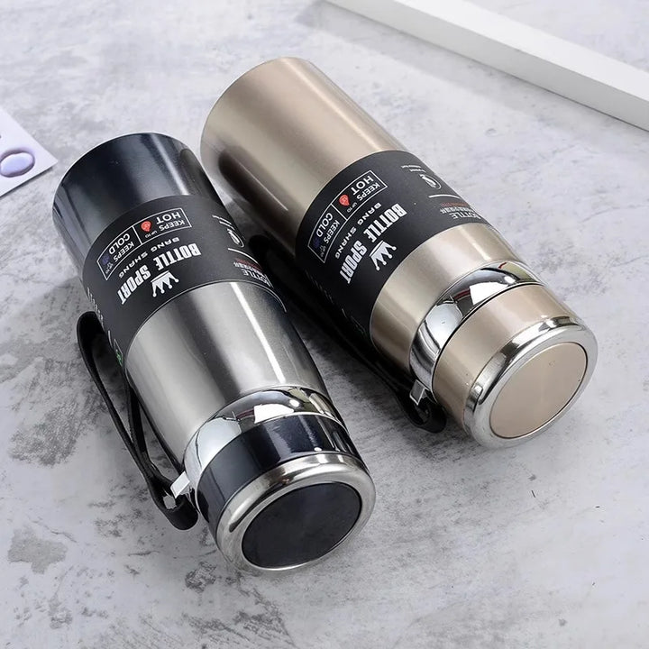 Premium Thermal Water Bottle 1000ml - Stainless Steel Vacuum Insulated Flask for Hot & Cold Drinks, BPA-Free Thermos for