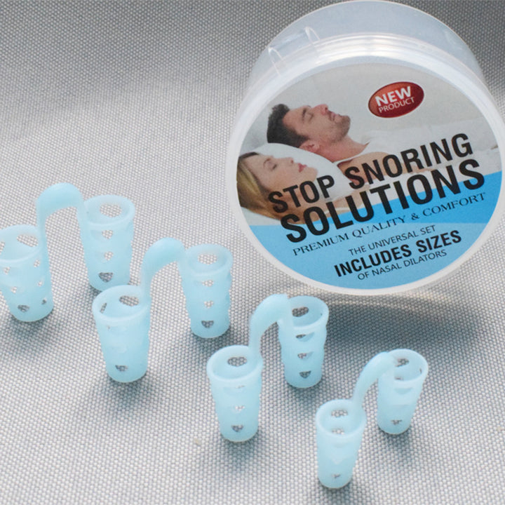 Premium Anti-Snoring Nasal Dilators (4PCS) for Easy Breathing & Sleep Quality Improvement – Comfortable Silicone Design