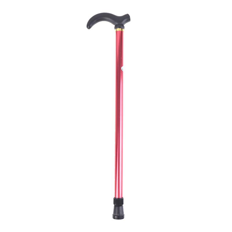 Premium Adjustable Walking Stick Cane – 2-Section Anti-Skid, Anti-Shock Crutch for Seniors, Lightweight Aluminum Alloy, Non-Slip Rubber Base, Adjustable Height 75-90cm for Hiking and Daily Support