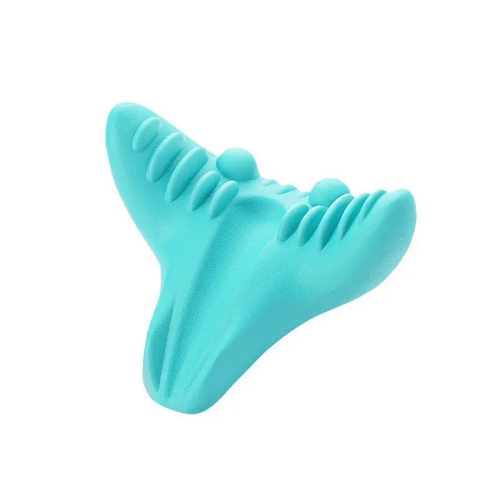 Premium Neck Support Pillow – Chiropractic Relaxer & Shoulder Traction Stretcher – Therapeutic Cervical Spine Alignment 