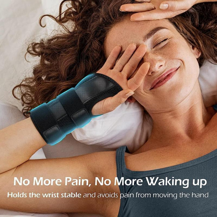 Premium Carpal Tunnel Wrist Brace – Stabilizing Support for Men & Women, Adjustable Hand Support Splint for Sprains, 