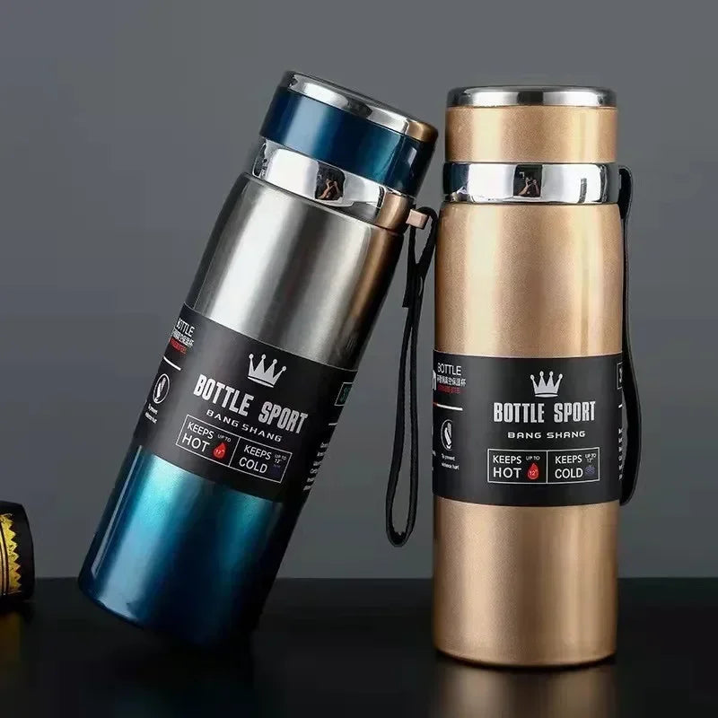 Premium Thermal Water Bottle 1000ml - Stainless Steel Vacuum Insulated Flask for Hot & Cold Drinks, BPA-Free Thermos for
