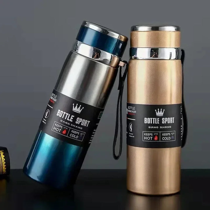 Premium Thermal Water Bottle 1000ml - Stainless Steel Vacuum Insulated Flask for Hot & Cold Drinks, BPA-Free Thermos for