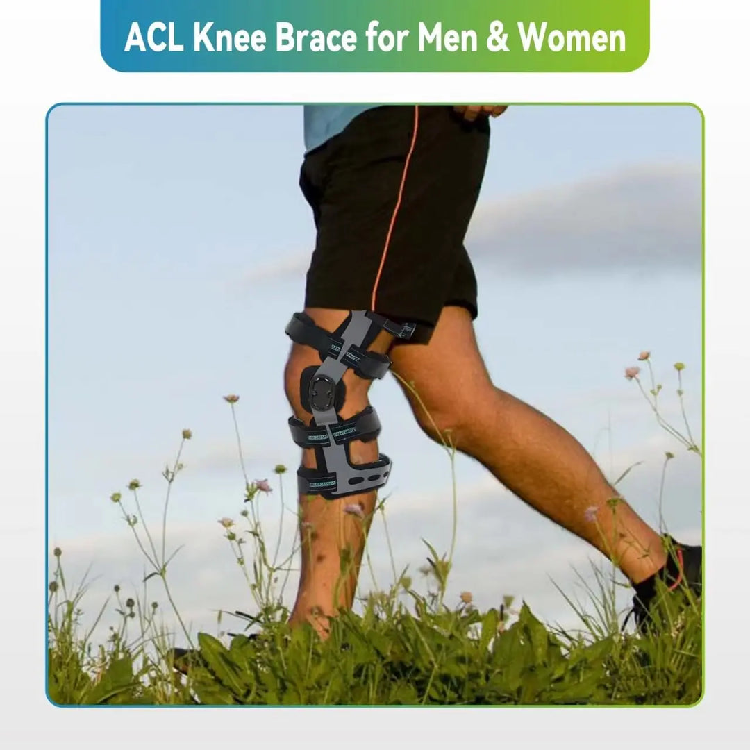 Premium Unloader Knee Brace for Arthritis Pain Relief, Osteoarthritis Support, Adjustable ROM Stabilizer, Post-Surgical 