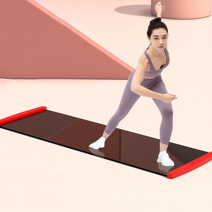 Premium Glide Training Mat for Fitness & Sports – Portable Sliding Mat for Ice Hockey, Roller Skating, Leg & Core Workout 