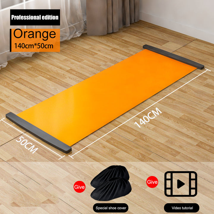 Premium Glide Training Mat for Fitness & Sports – Portable Sliding Mat for Ice Hockey, Roller Skating, Leg & Core Workout 